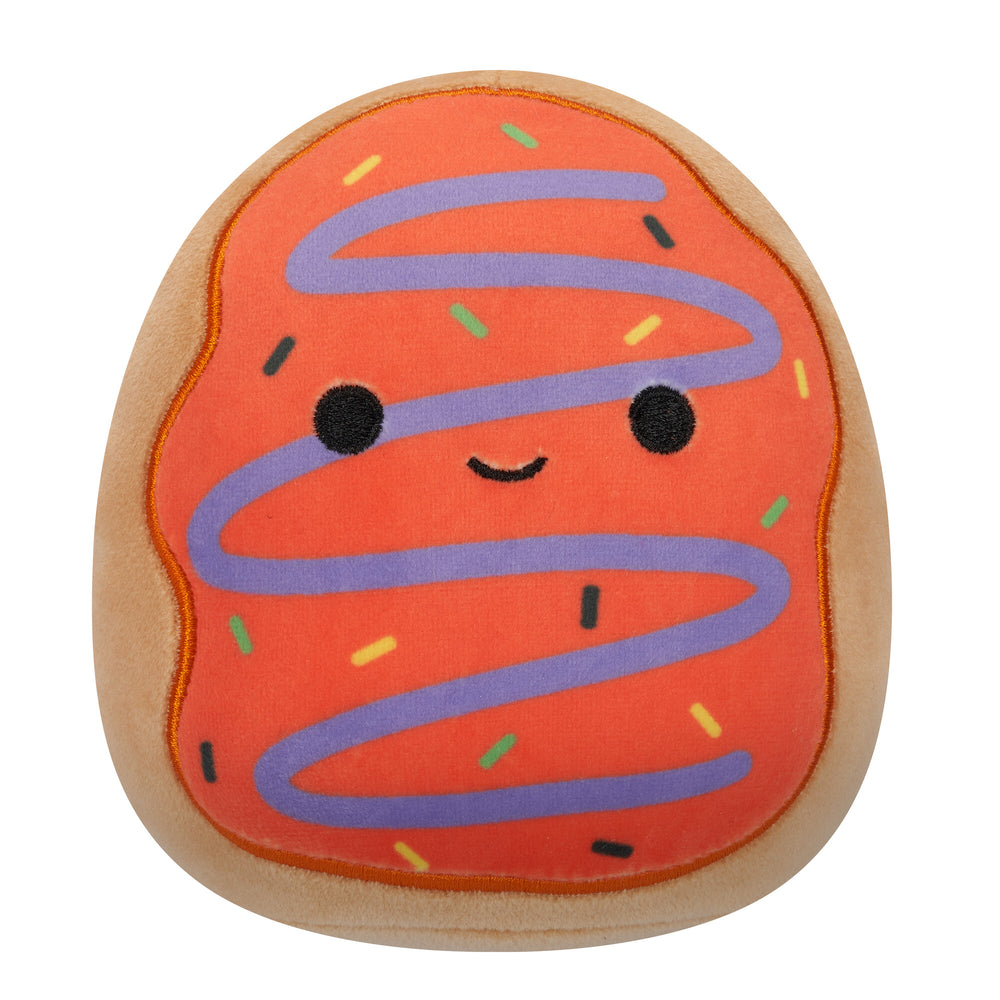 5-Inch Jay the Orange Frosted Donut with Purple Drizzle